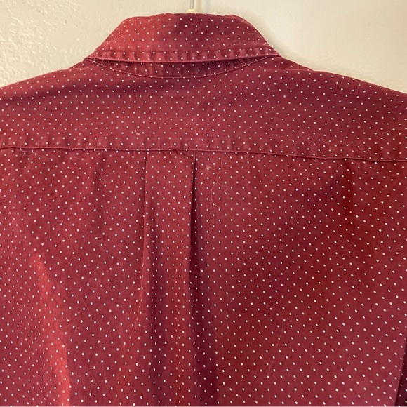 J Crew Maroon Burgundy Slim Fit Button Down Shirt - S - Picture 5 of 10